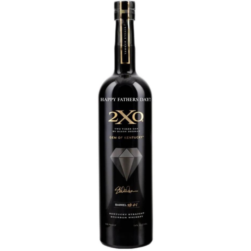 2XO Gem of Kentucky Bourbon “HAPPY FATHERS DAY!” Engraved Bottle 2025