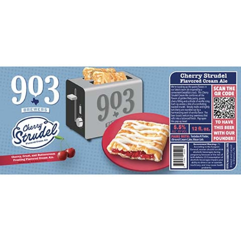903 Cherry Strudel Cream Ale 12OZ SINGLE CAN