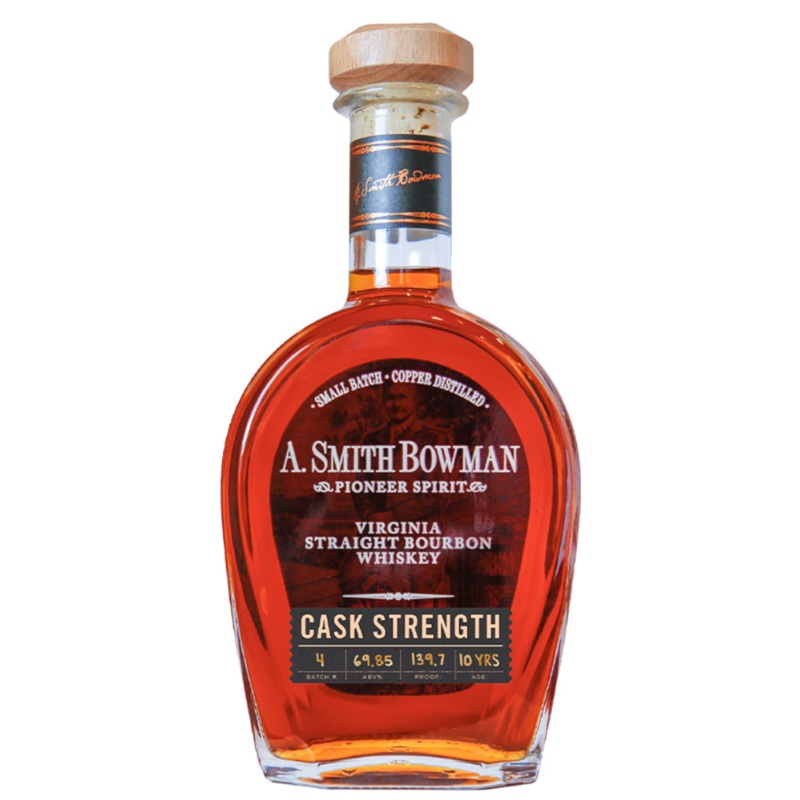 A. Smith Bowman Cask Strength Virginia Straight Bourbon Whiskey 10 Year