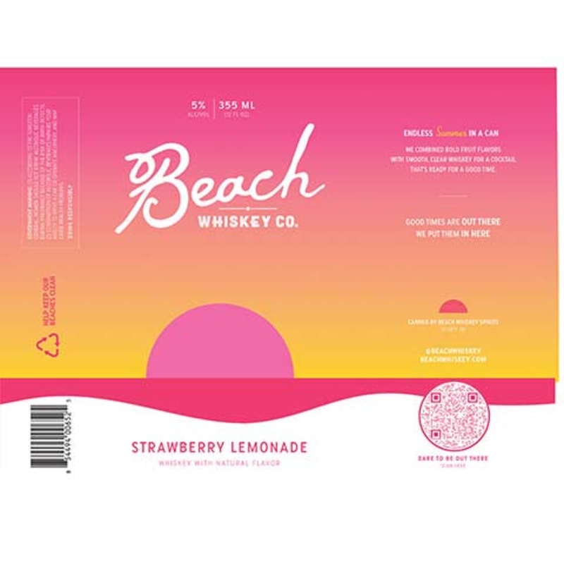 Beach Strawberry Lemonade 12OZ SINGLE CAN