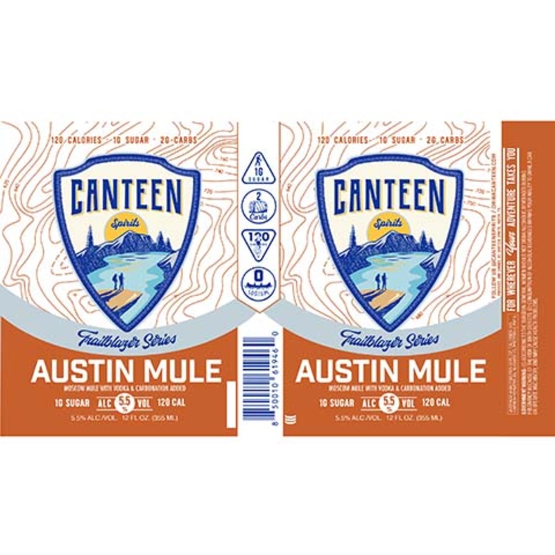 Canteen Spirits Austin Mule 12OZ SINGLE CAN