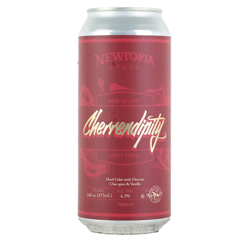 Newtopia Cherrendipity Cider 16OZ SINGLE CAN