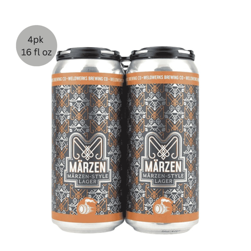 Weldwerks Brewing Marzen Style Lager Beer 4pk 16 fl oz Cans