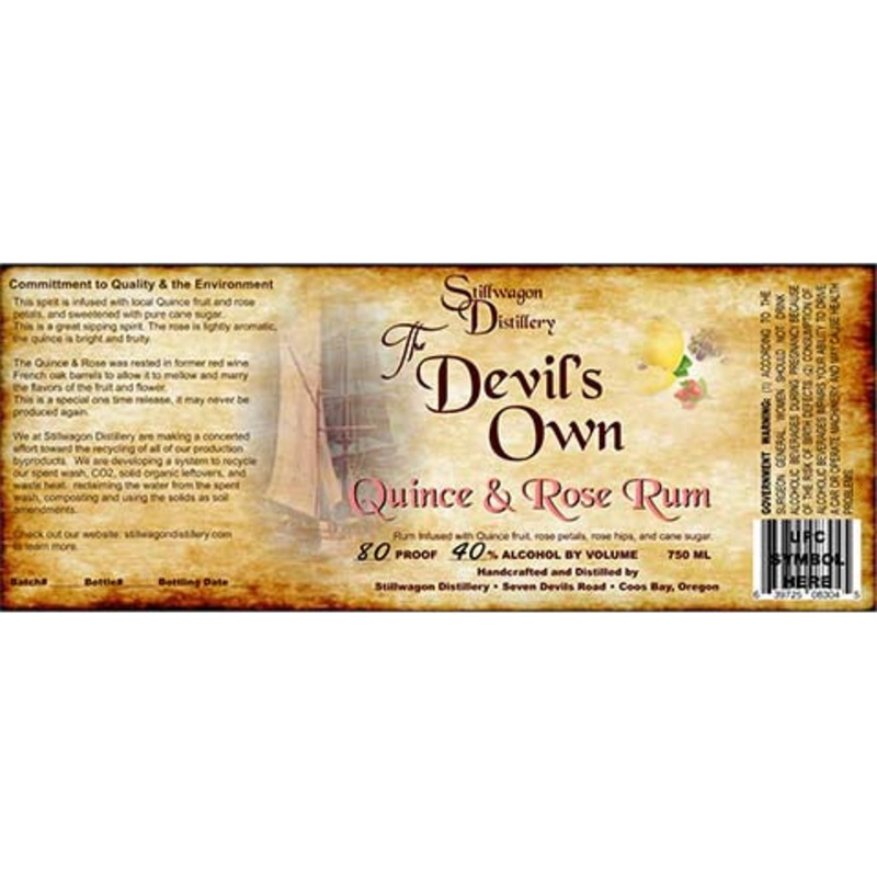 Stillwagon The Devil’s Own Quince & Rose Rum 750ML BTL