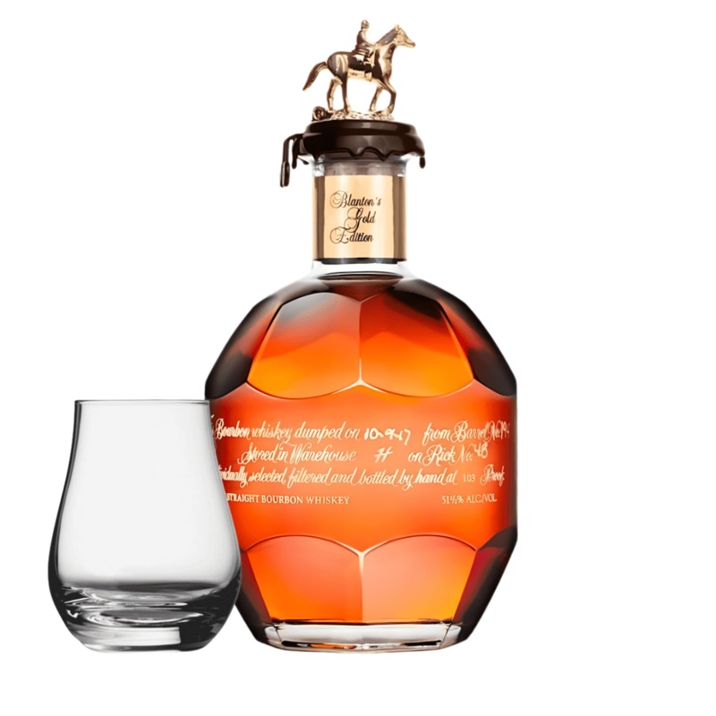 Blantons Gold Edition 750ml with Spey Dram Glass