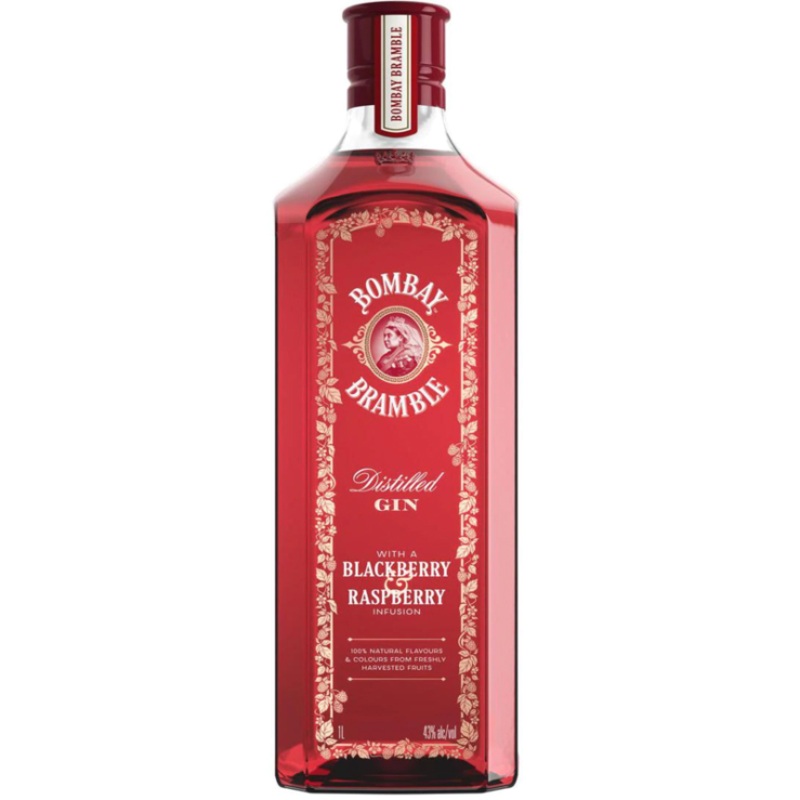 Bombay Bramble Pink Gin 1L