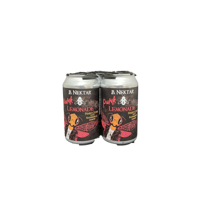 B Nektar Hard Cider Punk Lemonade 4 Pack Cans