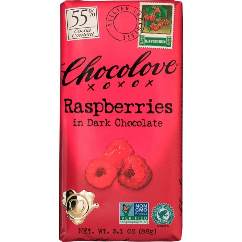 Chocolove Raspberries in Dark Chocolate