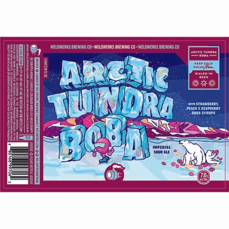 Weldwerks Arctic Tundra Boba Imperial Sour Ale 16OZ SINGLE CAN