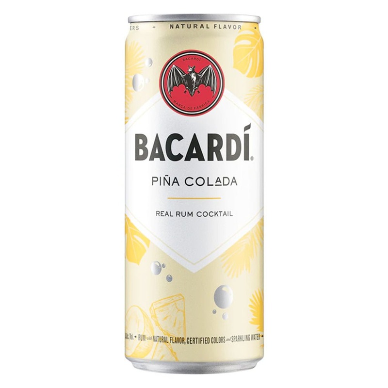 Bacard Pia Colada Rum Cocktail 4pk