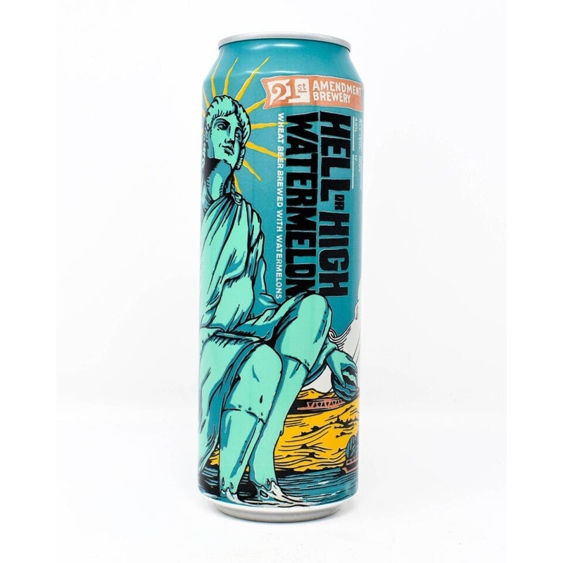 21st Amendment Brewery Hell or High Watermelon 19.25 fl oz