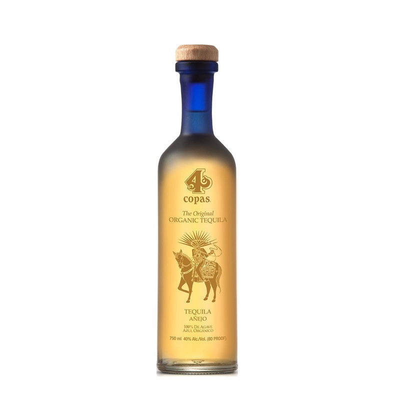 4 Copas Organic Tequila Anejo 750mL