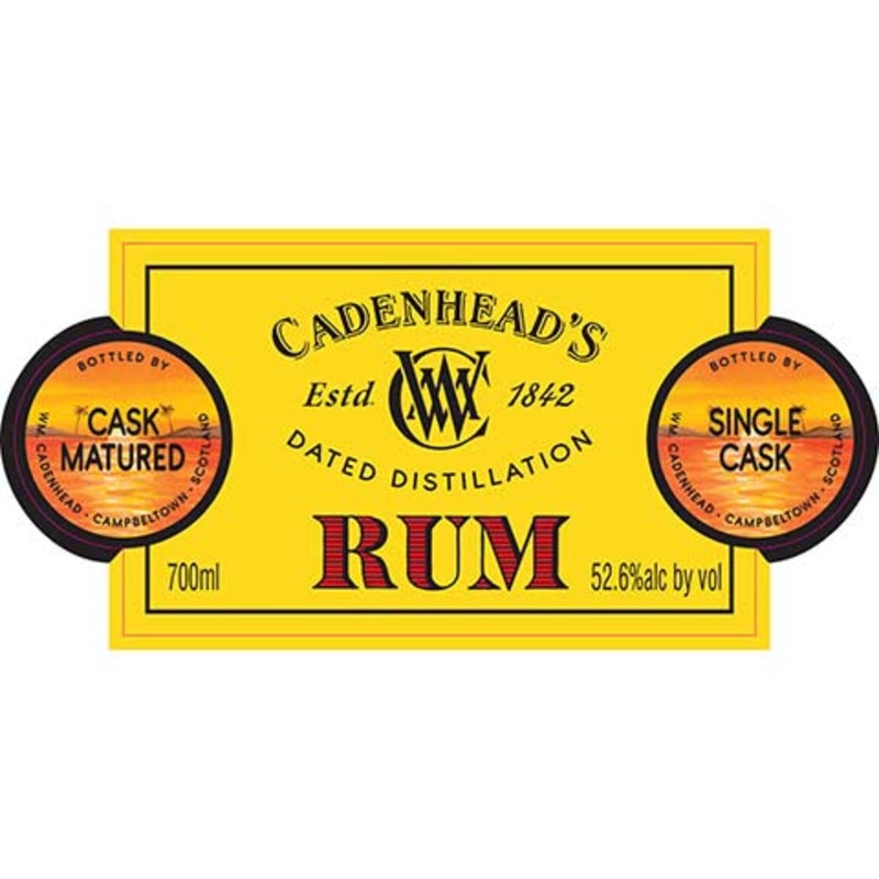 Cadenhead’s Monymusk 17-Year-Old Rum 700ML BTL