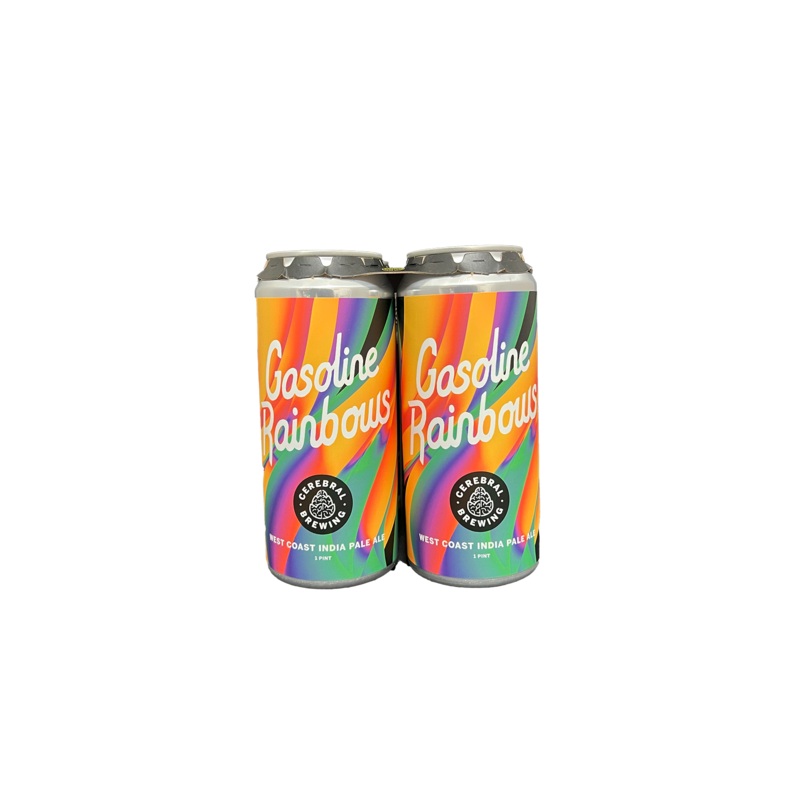 Cerebral Gasoline Rainbows IPA 4 Pack Cans