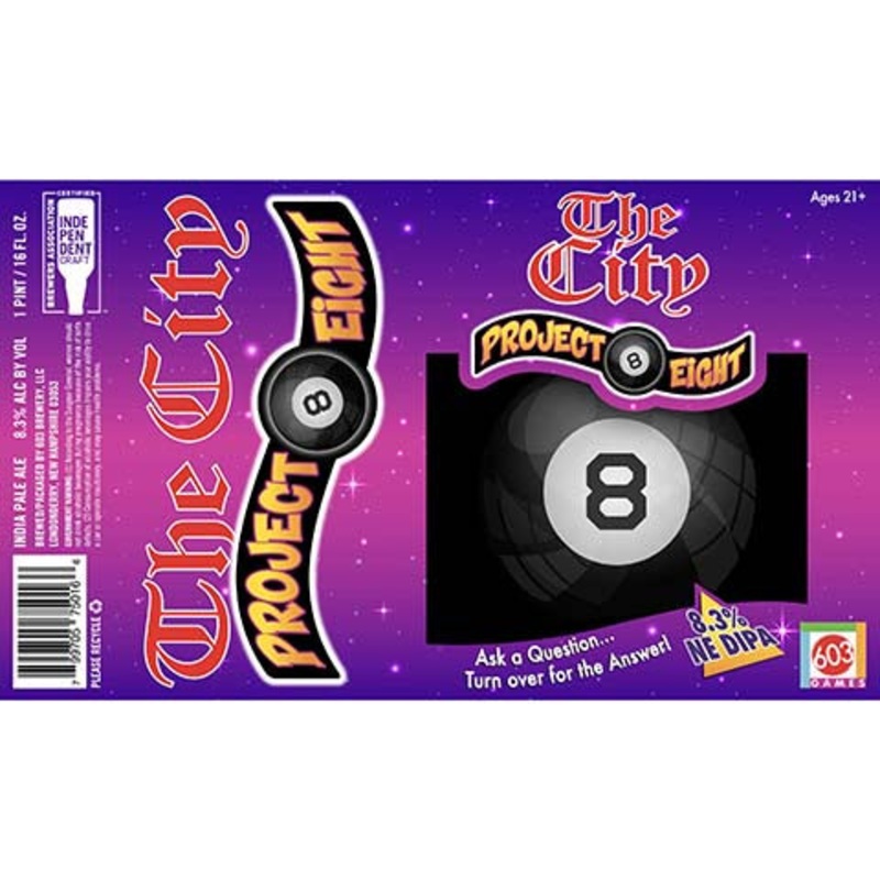 603 The City Project 8 NE DIPA 16OZ SINGLE CAN