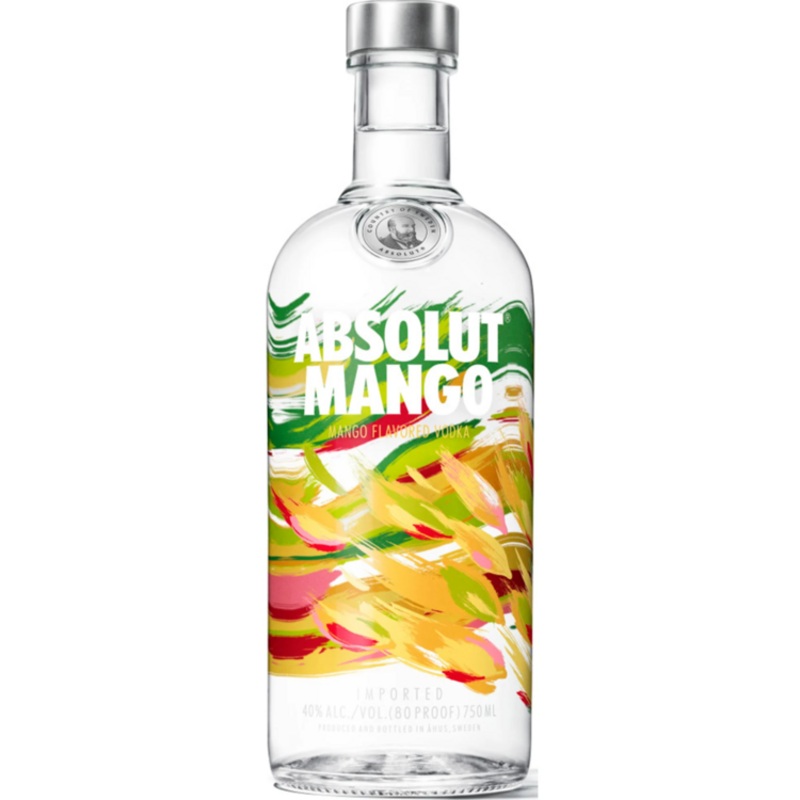 ABSOLUT MANGO FLAVORED VODKA 80 750ML 750ML