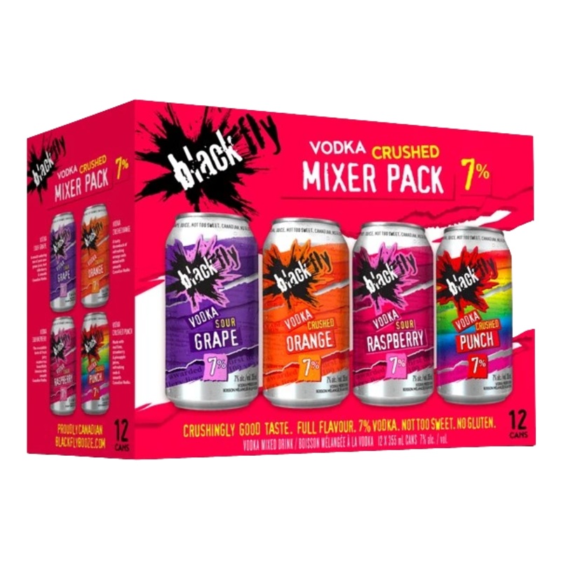 BLACK FLY VODKA SOUR CRUSHED MIXER 355ML 12PK CAN @ Deerfoot City [1033713] 4260 ml