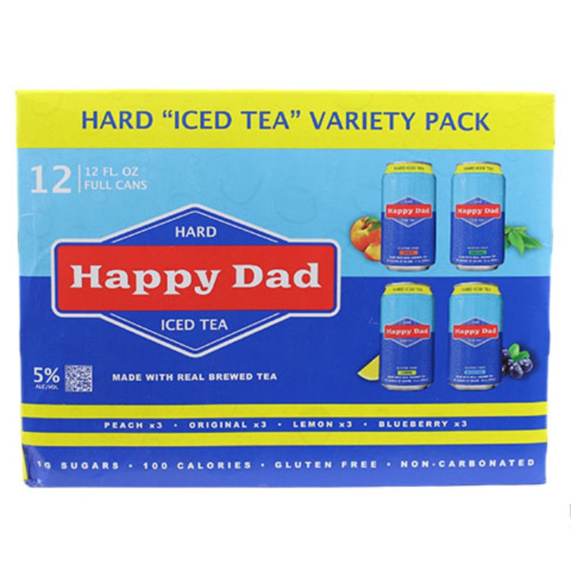 Happy Dad Half & Half Hard Iced Tea Variety – 12 Pack 12PK 12OZ CAN