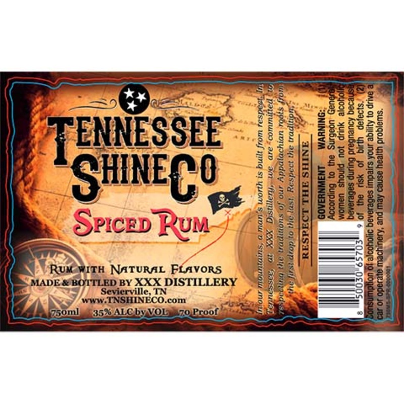 Tennessee Shine Spiced Rum 750ML BTL