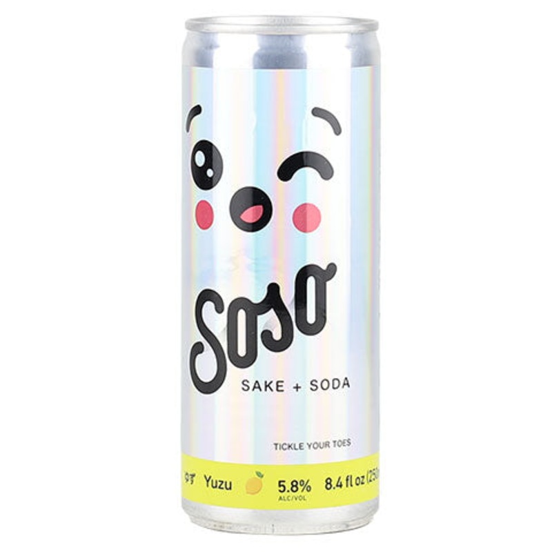 Soso ‘Yuzu’ Sake & Soda 250ML CAN