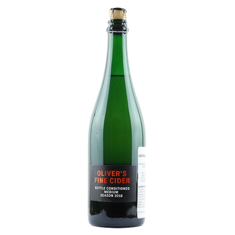 Olivers Fine Cider Bottle Conditioned Medium Season 2018 750ML BTL