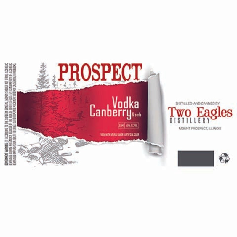 Two Eagles Prospect Vodka Cranberry & Soda 12OZ CAN
