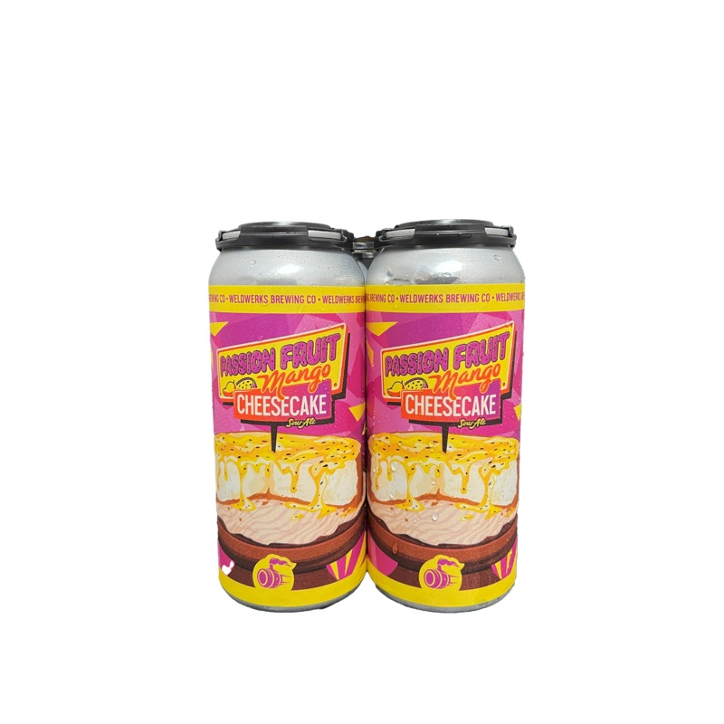 Weldwerks Passion Fruit Mango Cheesecake Sour 4 Pack