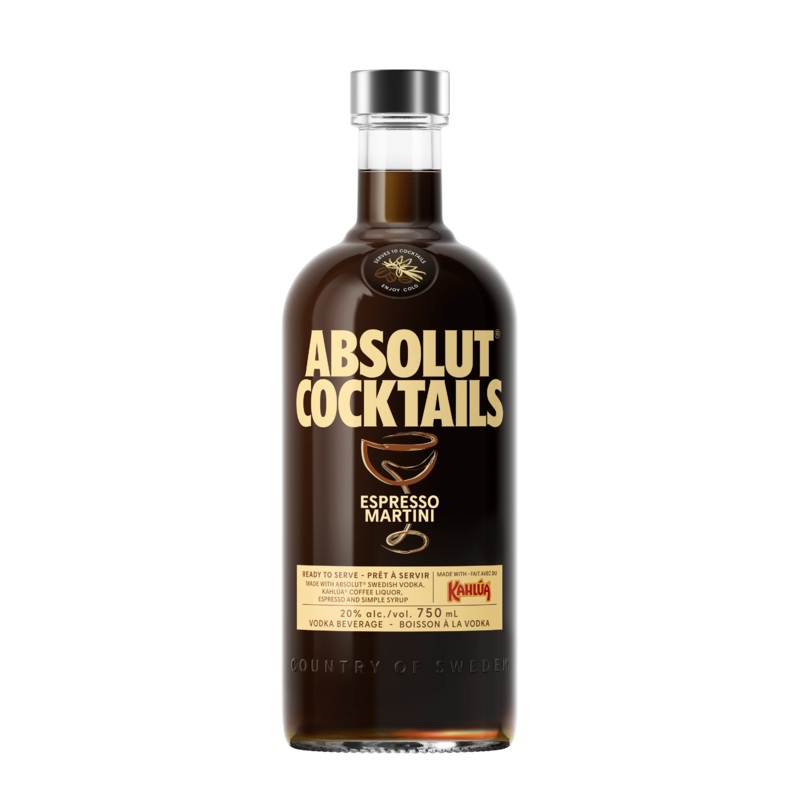 ABSOLUT COCKTAILS ESPRESSO MARTINI 750ML @ Windermere [1057093] 750 ml