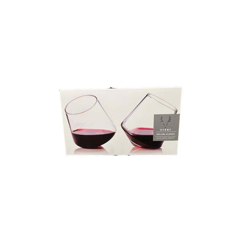 Viski Rolling Glasses 2 Pack