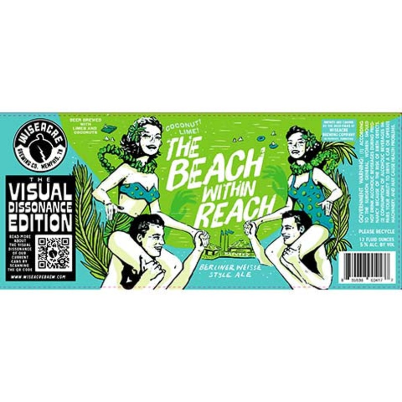 Wiseacre The Beach Within Reach Berliner Weisse Ale 12OZ SINGLE CAN