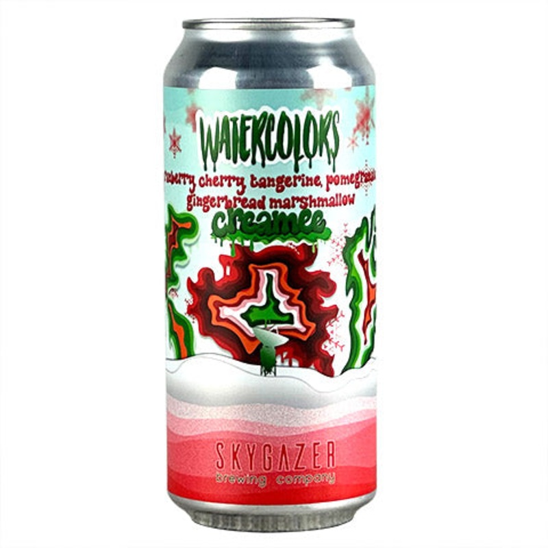 Skygazer Watercolors Christmas Creamee Sour (raspberry, gingerbread, marshmallow) 16OZ SINGLE CAN
