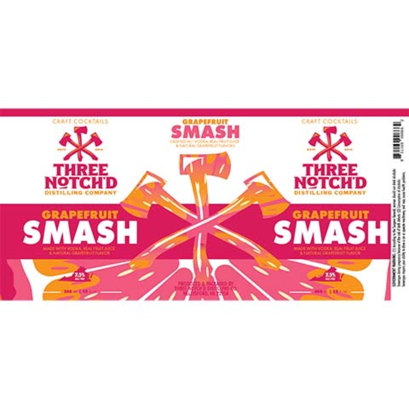 Three Notch’d Grapefruit Smash 12OZ SINGLE CAN