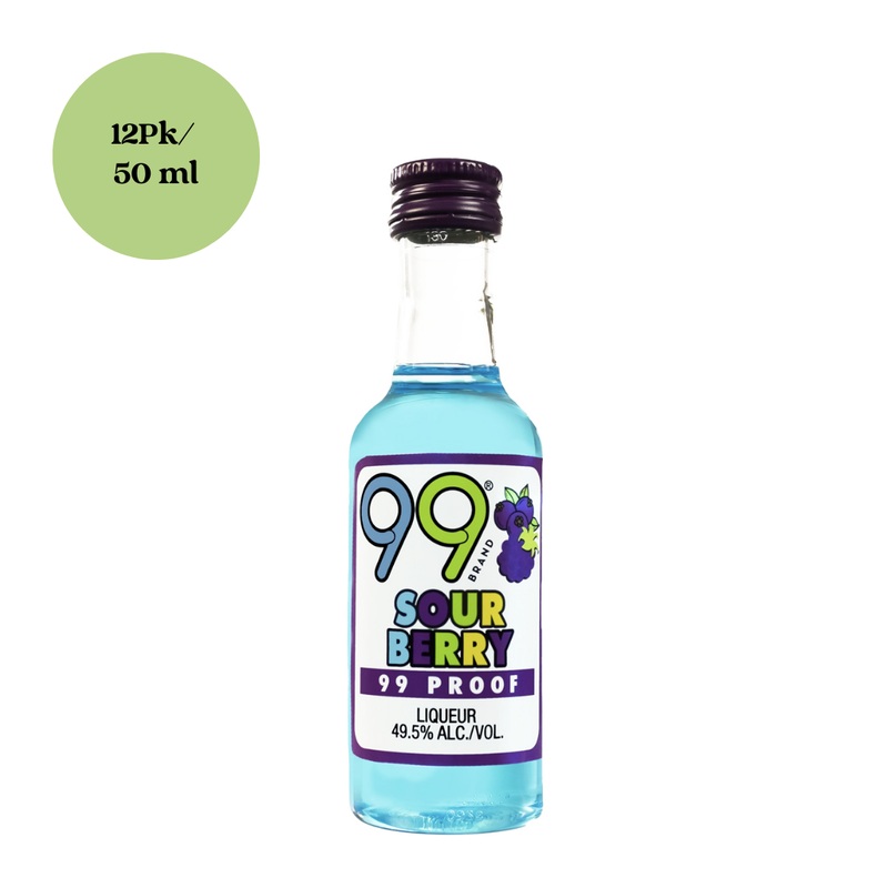99 Sour Berry 12pk 50ml Shots