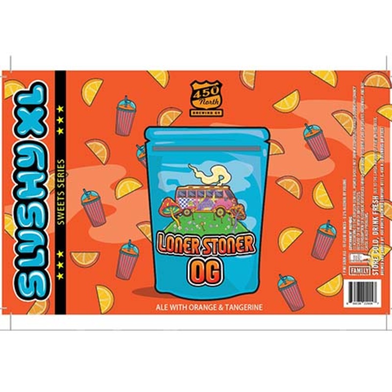 450 North Slushy XL Loner Stoner OG Ale 16OZ SINGLE CAN