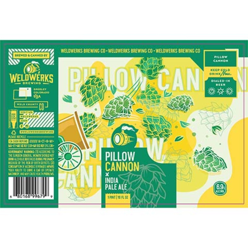 Weldwerks Pillow Cannon IPA 16OZ SINGLE CAN