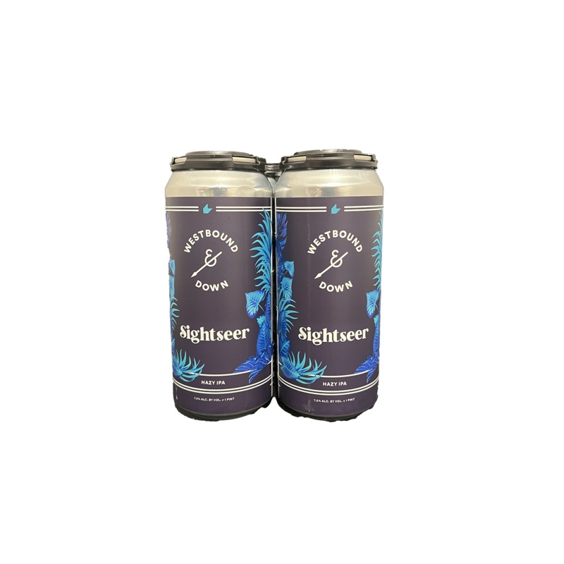 Westbound  & Down Sightseer Hazy IPA 4 Pack Cans