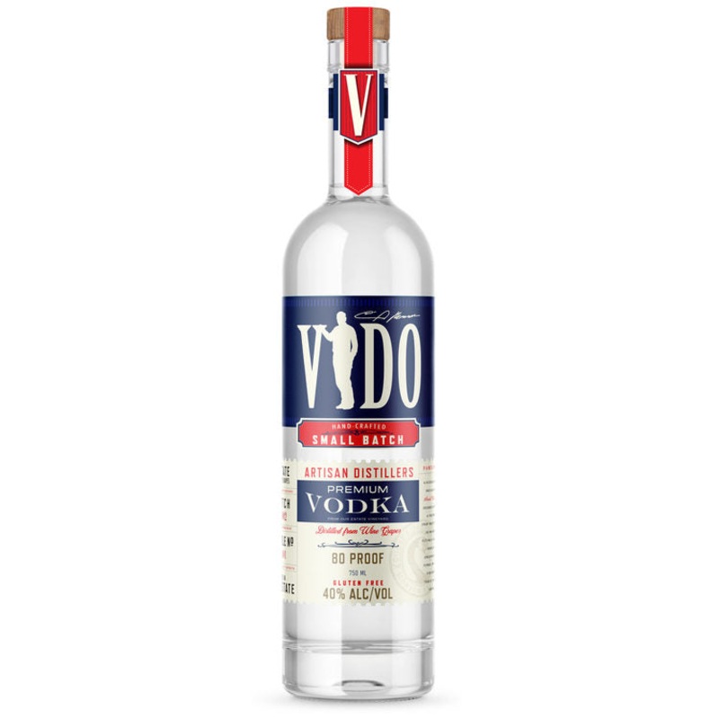 VIDO VODKA HANDCRAFTED SMALL BATCH 80 750ML 750ML