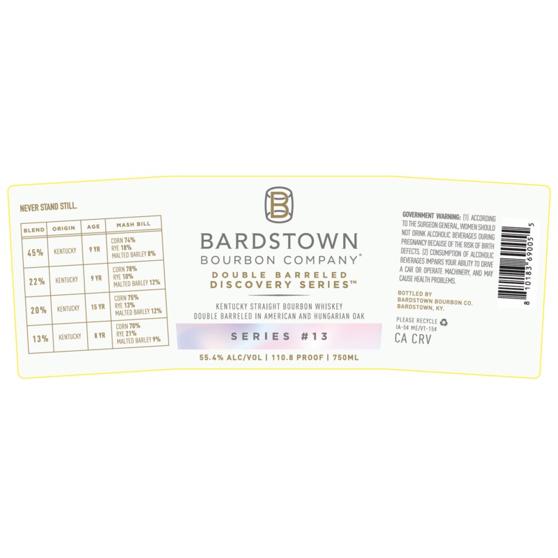 Bardstown Discovery Series #13 Double Barreled Bourbon