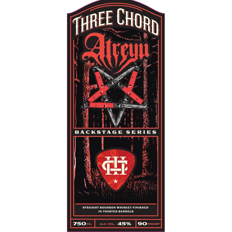 Three Chord Atreyu Backstage Series Straight Bourbon Whiskey