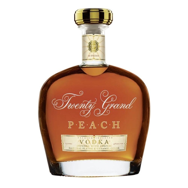 Twenty Grand PEACH VODKA Infused with Cognac