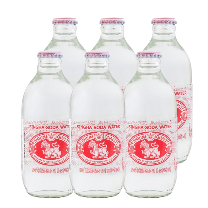 Singha Soda Water 325ml x6