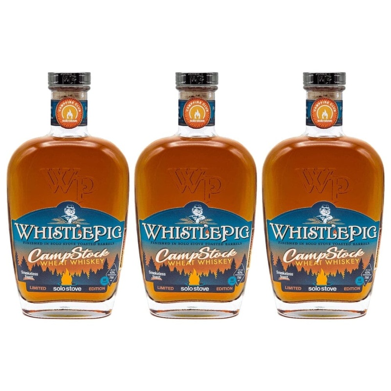 Whistlepig CampStock Solo Stove Limited Edition 3pk