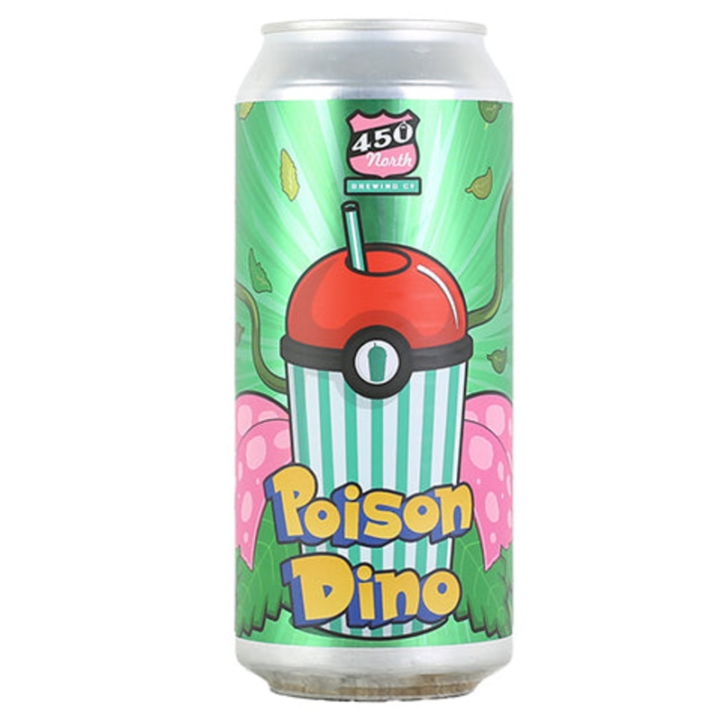 450 North Poison Dino Slushy XL Sour 16OZ SINGLE CAN