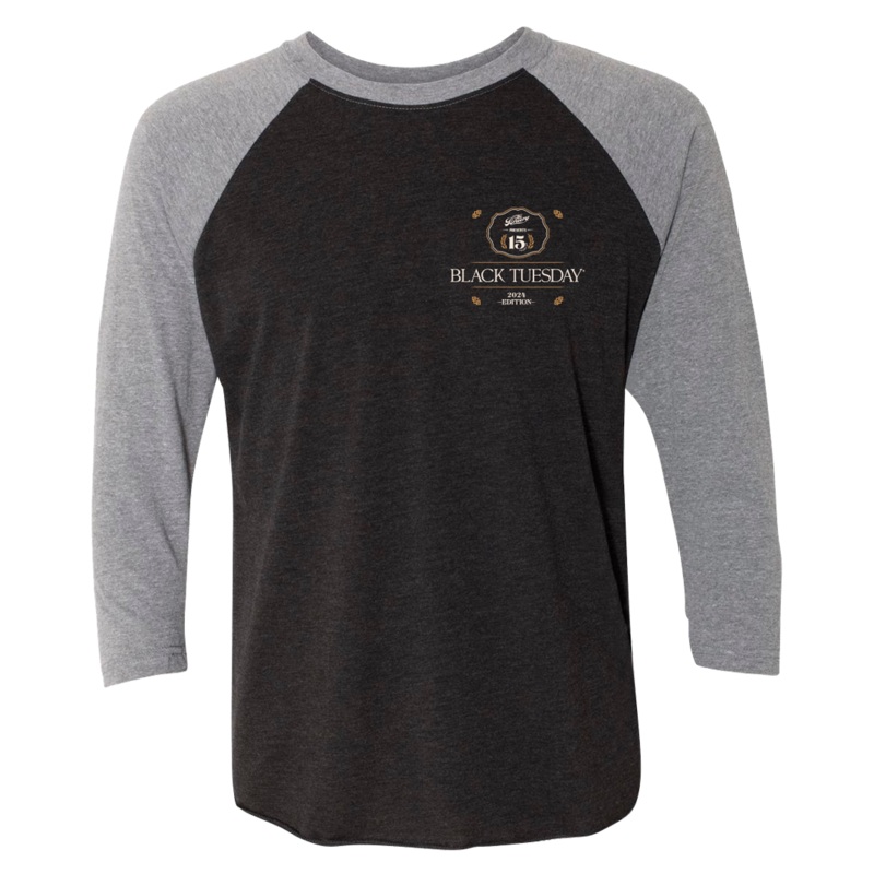 15 Years of Black Tuesday Raglan Small