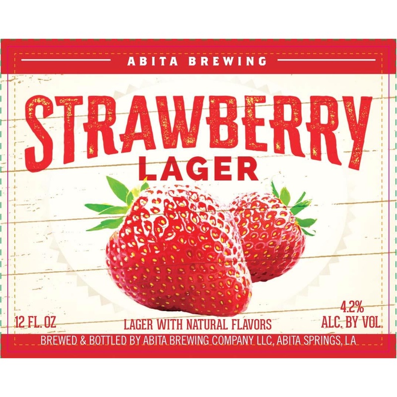 ABITA STRAWBERRY LAGER 4/6PK CANS 12 oz (24)
