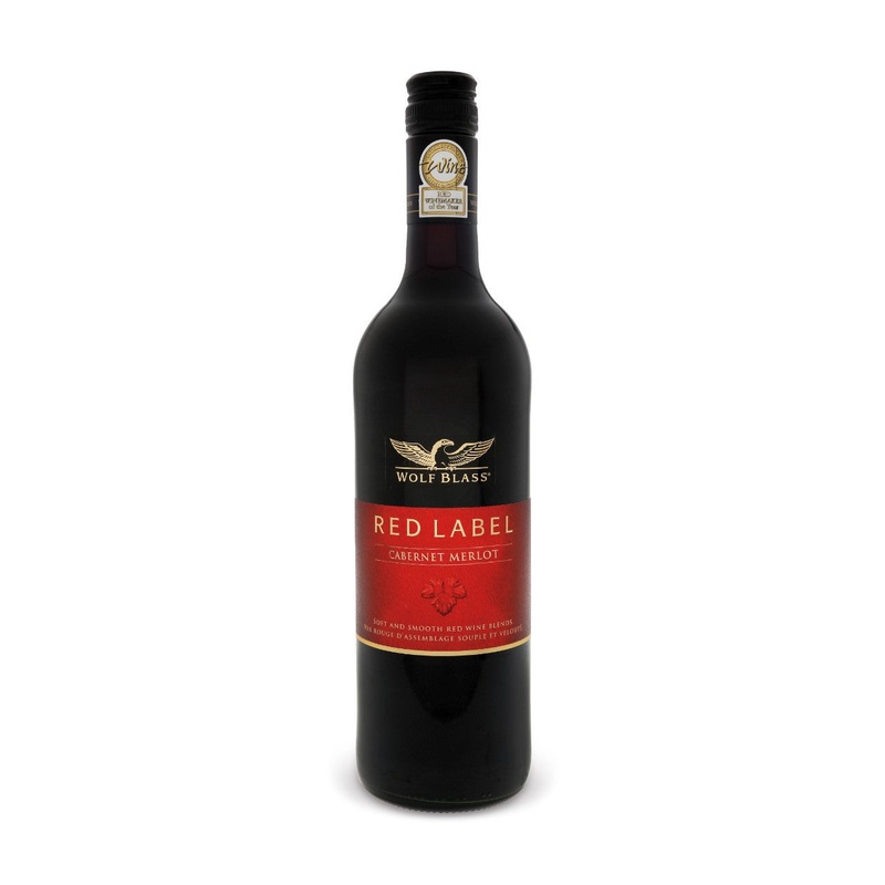 WOLF BLASS RED LABEL CABERNET MERLOT