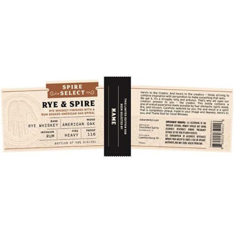 Rye & Spire| Spire Select Rum American Oak 750ML BTL