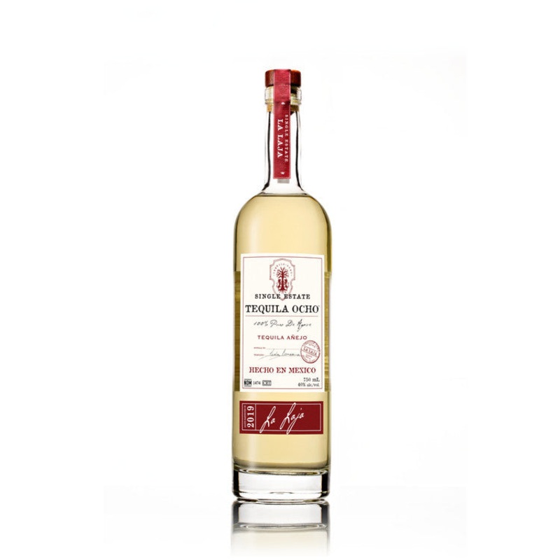 TEQUILA OCHO TEQUILA ANEJO SINGLE ESTATE LA LAJA 80 750ML 750ML