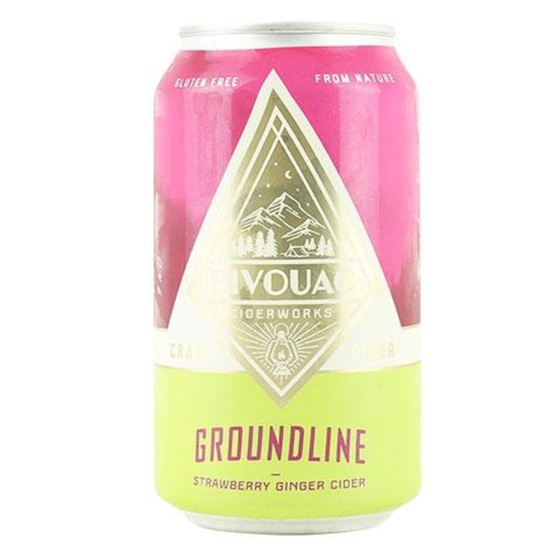 Bivouac Groundline Cider (Strawberry Ginger) 12OZ SINGLE CAN