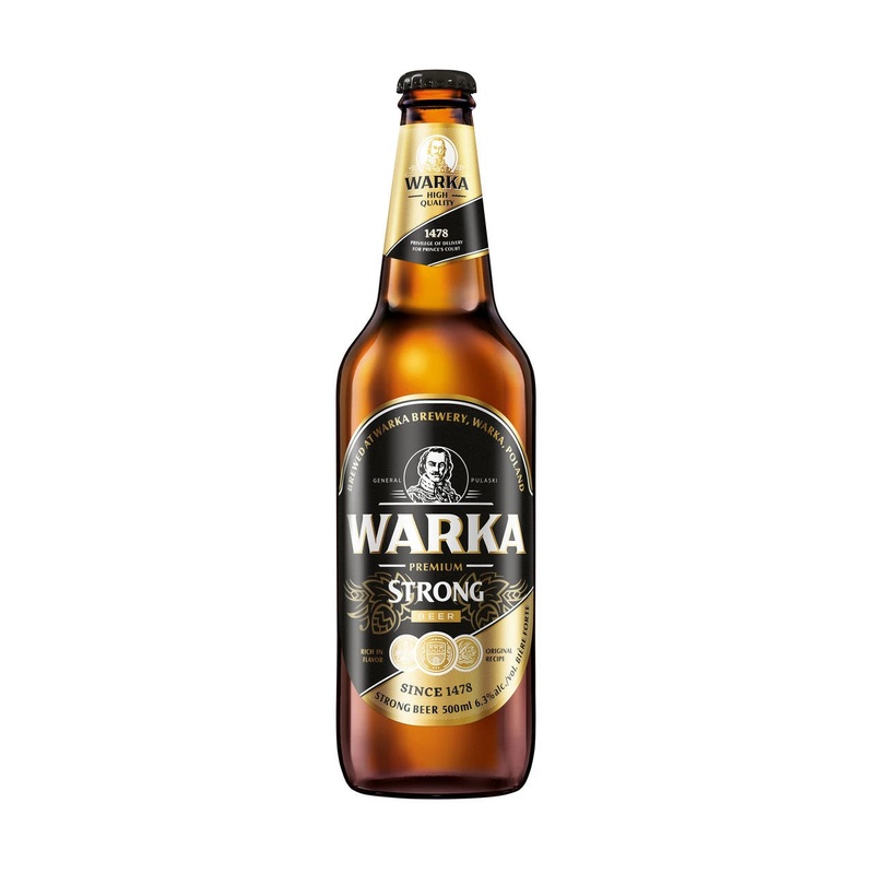 WARKA STRONG BEER 500ML BT @ MacTaggart Ridge [1015211] 500 ml